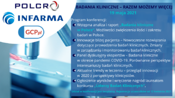 BADANIA KLINICZNE – RAZEM MOŻEMY WIĘCEJ, 19 maja 2021